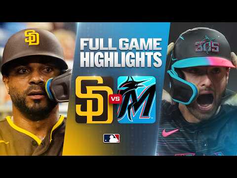 MLB 샌디에이고 4-2 마이애미 하이라이트