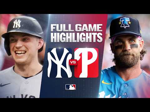 MLB 뉴욕양키스 1-0 필라델피아 하이라이트