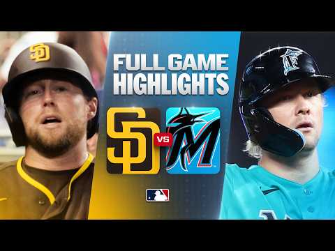 MLB 샌디에이고 5-3 마이애미 하이라이트