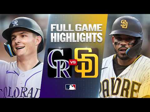 MLB 콜로라도 7-8 샌디에이고 하이라이트