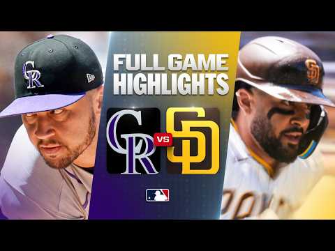 MLB 콜로라도 1-3 샌디에이고 하이라이트