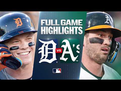 MLB 디트로이트 13-1 애슬레틱스 하이라이트