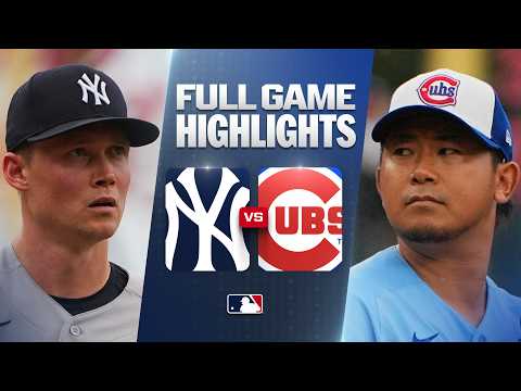 MLB 뉴욕양키스 2-0 시카고 컵스 하이라이트