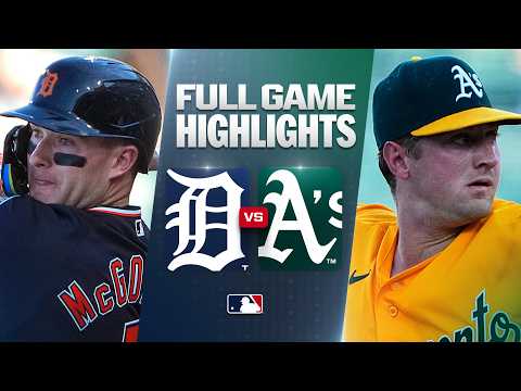 MLB 디트로이트 8-6 애슬레틱스 하이라이트