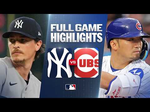 MLB 뉴욕양키스 2-5 시카고 컵스 하이라이트