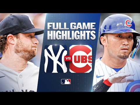MLB 뉴욕양키스 2-1 시카고 컵스 하이라이트