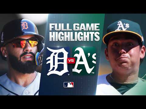 MLB 디트로이트 11-0 애슬레틱스 하이라이트