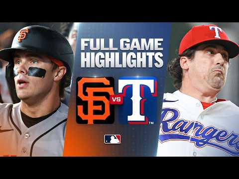 MLB 샌프란시스코 5-1 텍사스 하이라이트