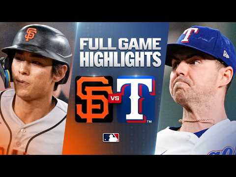 MLB 샌프란시스코 4-5 텍사스 하이라이트