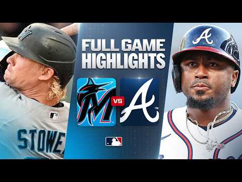 MLB 마이애미 2-4 애틀랜타 하이라이트
