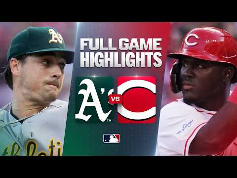 MLB 애슬레틱스 4-5 신시내티 하이라이트