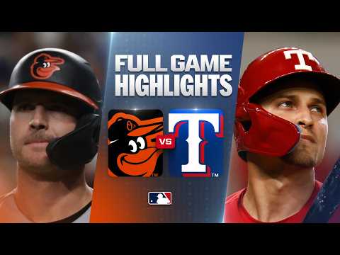 MLB 볼티모어 1-2 텍사스 하이라이트