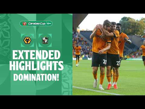 EFL Cup 울버햄튼 3-0 포트 베일 하이라이트
