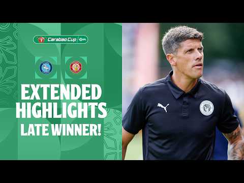 EFL Cup 위컴 원더러스 FC 1-2 스테버니지 FC 하이라이트