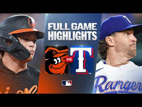 MLB 볼티모어 1-5 텍사스 하이라이트
