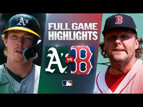 MLB 애슬레틱스 4-3 보스턴 하이라이트