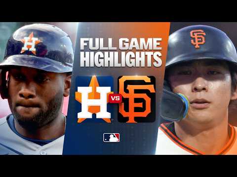MLB 휴스턴 6-3 샌프란시스코 하이라이트