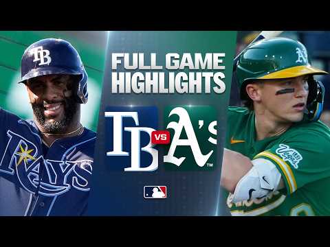 MLB 탬파베이 12-4 애슬레틱스 하이라이트