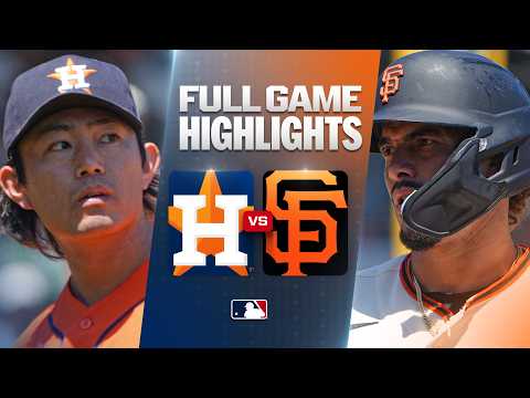 MLB 휴스턴 2-1 샌프란시스코 하이라이트