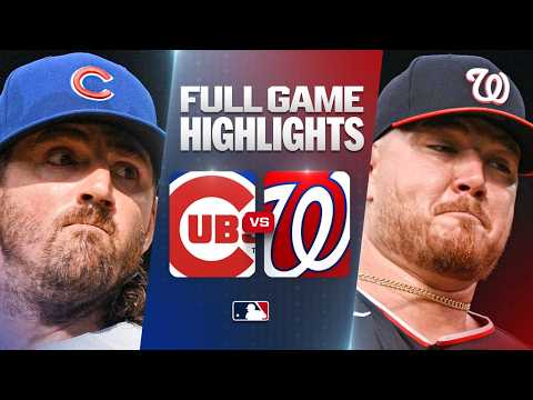 MLB 시카고 컵스 0-7 워싱턴 하이라이트
