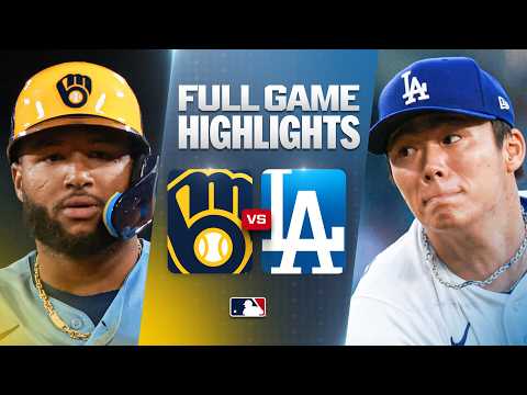 MLB 밀워키 1-3 LA다저스 하이라이트