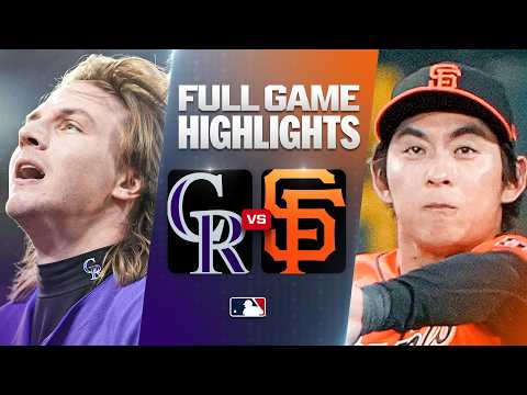MLB 콜로라도 5-2 샌프란시스코 하이라이트