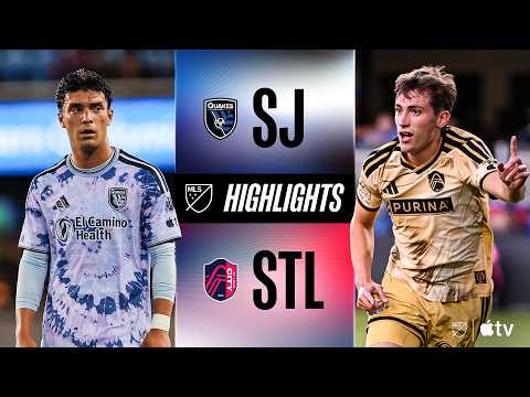 산 호세 1-3 Saint Louis City SC 하이라이트