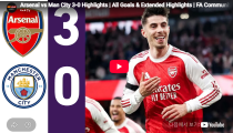 아스널 3-0 맨체스터 시티 하이라이트