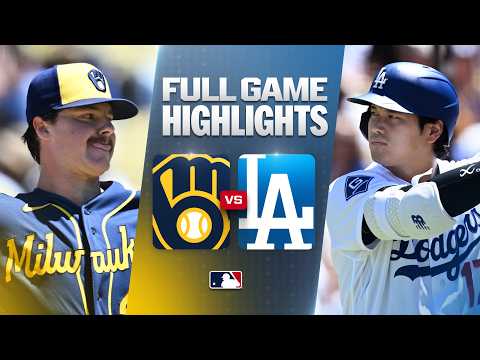 MLB 밀워키 6-2 LA다저스 하이라이트