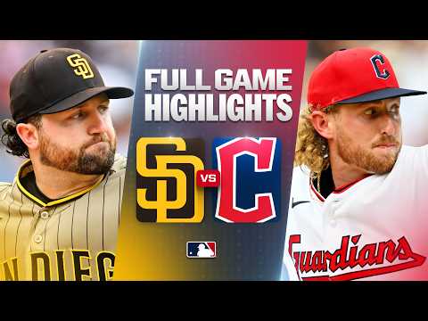 MLB 샌디에이고 5-0 클리블랜드 가디언스 하이라이트