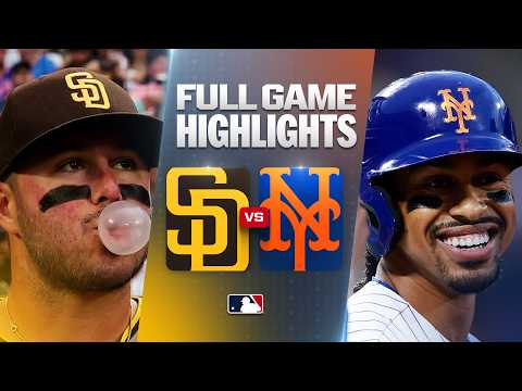 MLB 샌디에이고 1-2 뉴욕 메츠 하이라이트