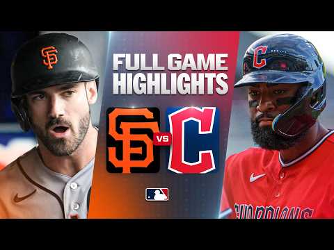 MLB 샌프란시스코 1-8 클리블랜드 가디언스 하이라이트