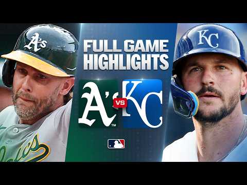 MLB 애슬레틱스 3-4 캔자스시티 하이라이트