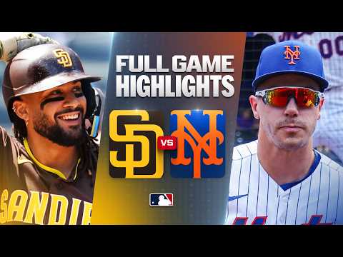 MLB 샌디에이고 2-4 뉴욕 메츠 하이라이트
