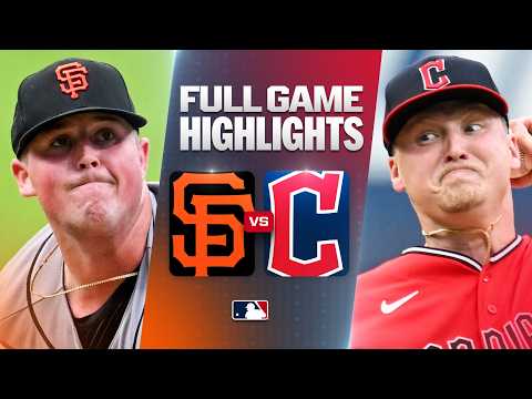 MLB 샌프란시스코 1-0 클리블랜드 가디언스 하이라이트
