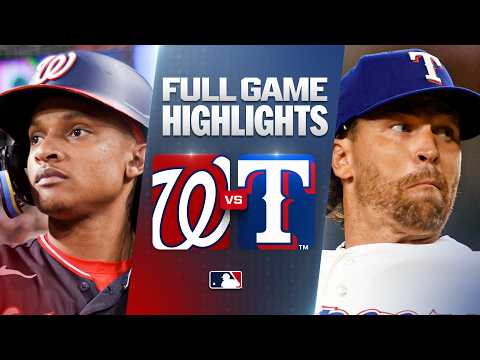 MLB 워싱턴 0-2 텍사스 하이라이트