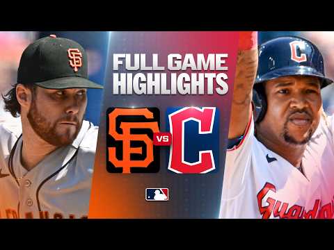 MLB 샌프란시스코 2-5 클리블랜드 가디언스 하이라이트