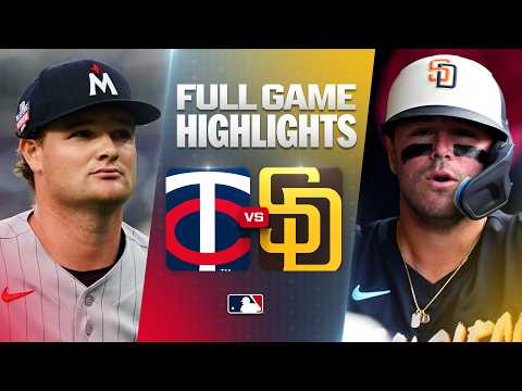 MLB 미네소타 2-6 샌디에이고 하이라이트