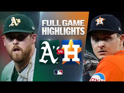 MLB 애슬레틱스 0-4 휴스턴 하이라이트
