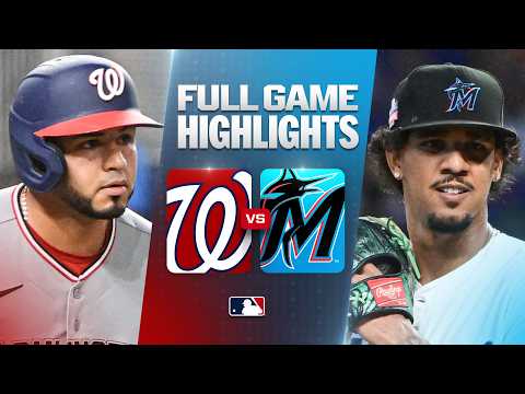 MLB 워싱턴 2-4 마이애미 하이라이트