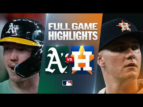 MLB 애슬레틱스 4-3 휴스턴 하이라이트