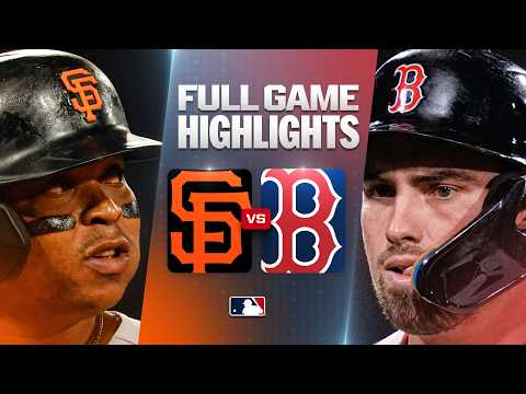MLB 샌프란시스코 4-5 보스턴 하이라이트