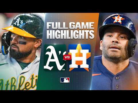 MLB 애슬레틱스 7-6 휴스턴 하이라이트