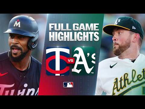MLB 미네소타 9-6 애슬레틱스 하이라이트