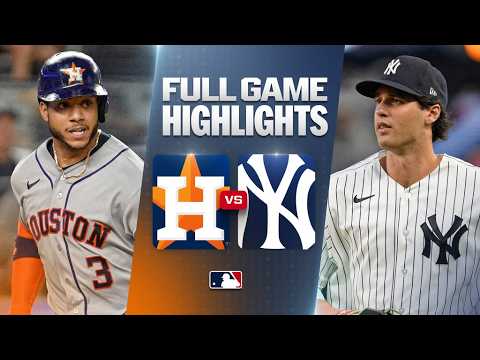 MLB 휴스턴 5-1 뉴욕양키스 하이라이트