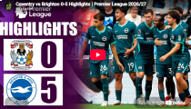 코번트리 0-5 브라이튼 하이라이트