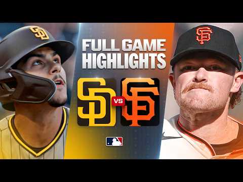 MLB 샌디에이고 6-4 샌프란시스코 하이라이트