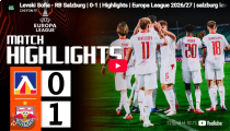 레브스키 소피아 0-1 잘츠부르크 하이라이트