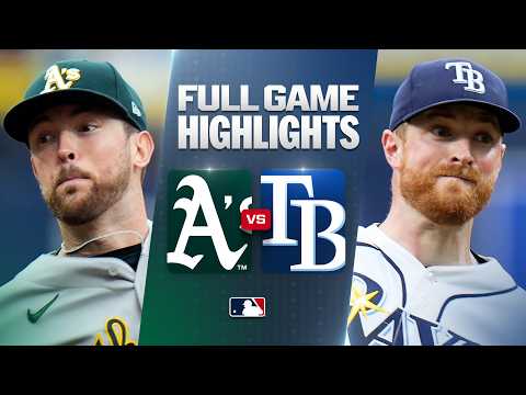 MLB 애슬레틱스 1-10 탬파베이 하이라이트