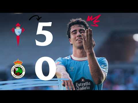 셀타 비고 5-0 라싱 산탄데르 하이라이트